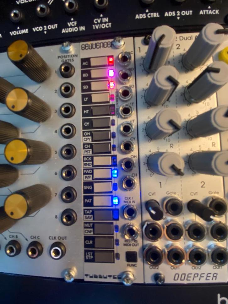 Tubbutec 6-sequencer Eurorack 3U, Muziek en Instrumenten, Soundmodules, Zo goed als nieuw, Overige merken, Ophalen of Verzenden