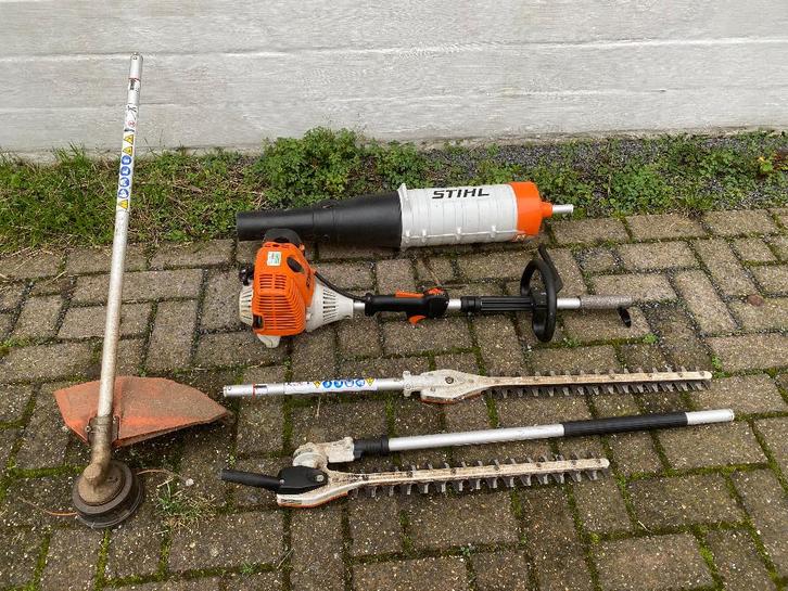 Km 130 r met toebehoren, Tuin en Terras, Bosmaaiers, Gebruikt, Benzine, Ophalen of Verzenden