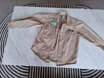 Chemise Scouts 10 ans taille 140, Enlèvement ou Envoi, Comme neuf, Garçon ou Fille, Chemise ou Chemisier