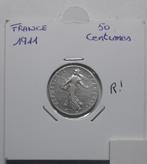 France - 50 centimes 1911 Rare!!, Timbres & Monnaies, Monnaies | Europe | Monnaies non-euro, Envoi