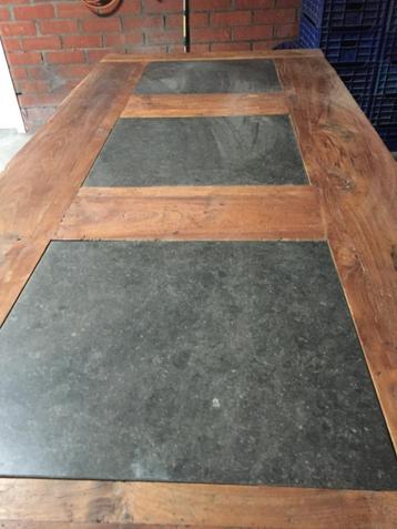 Klooster tafel, Huis en Inrichting, Ophalen, Gebruikt, 100 tot 150 cm, Vijf personen of meer