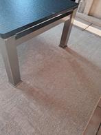 Salontafel + bijzettafel, Ophalen, Minder dan 45 cm, Metaal of Aluminium, Zo goed als nieuw