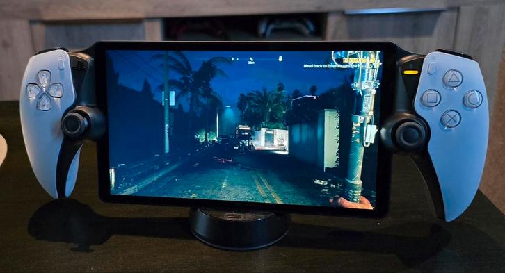 PS Portal als nieuw met houder en opbergzak incl doos, Games en Spelcomputers, Spelcomputers | Sony PlayStation 5, Zo goed als nieuw