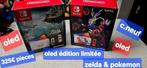 Switch OLED-consoles in beperkte oplage /pokemon en zelda c., Games en Spelcomputers, Verzenden, Zo goed als nieuw