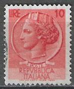 Italie 1953/1954 - Yvert 649 - Pièce Syracuse - 10 l. (ST), Envoi, Affranchi