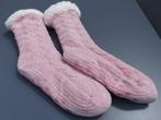 gebreide sokken met wol - dames, Vêtements | Femmes, Chaussettes & Bas, Enlèvement ou Envoi, Neuf, Rose