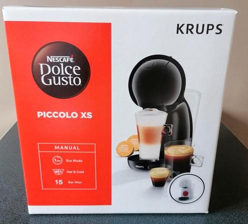 Dolce Gusto Piccolo XS Neuve, Elektronische apparatuur, Koffiezetapparaten, Nieuw, Koffiepads en cups, Overige modellen, 4 tot 10 kopjes