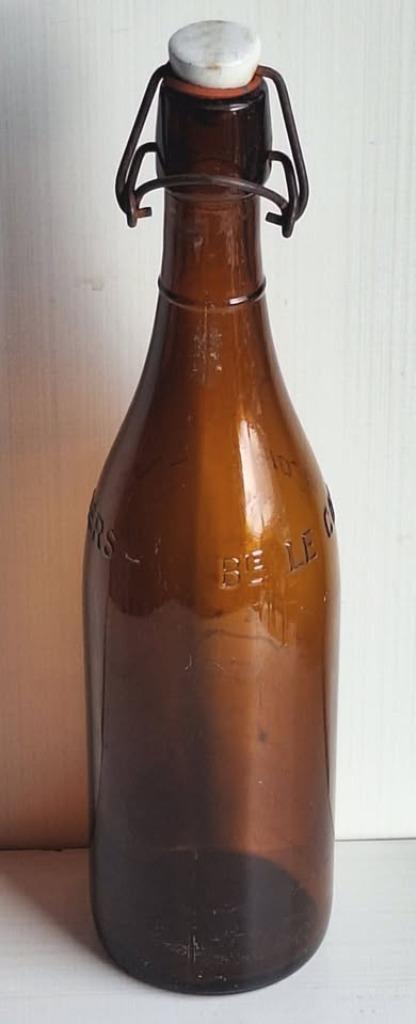 Belle bouteille brasserie "Le Coq d'Or Verviers" 1964, Verzamelen, Biermerken, Gebruikt, Flesje(s), Overige merken, Ophalen of Verzenden