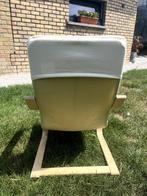 POÄNG Kinderfauteuil, berkenfineer/Knisa lichtbeige, Ophalen, Hout, Minder dan 50 cm, Gebruikt