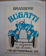 F : autocollant brasserie café Bugati Antwerp oldtimer, Enlèvement ou Envoi, Comme neuf, Voiture ou Moto