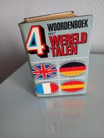woordenboek met 4 wereldtalen, Boeken, Woordenboeken, Ophalen of Verzenden, Gelezen, Duits