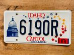 Amerikaanse nummerplaat Idaho USA, Verzamelen, Ophalen of Verzenden, Gebruikt, Auto's