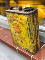 SHELL motor oil oud olieblik, Verzamelen, Ophalen of Verzenden, Gebruikt, Verpakking