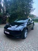 Tesla Model Y Long Range AWD - Solid black - FULL OPTION, Auto's, Automaat, Zwart, Leder, Elektrisch