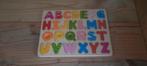 Magnifique puzzle en bois de l'alphabet, Comme neuf, Autres types, Enlèvement ou Envoi
