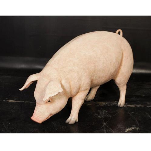 Fat Pig — Statue en forme de cochon, longueur 127 cm, Collections, Collections Animaux, Neuf, Enlèvement