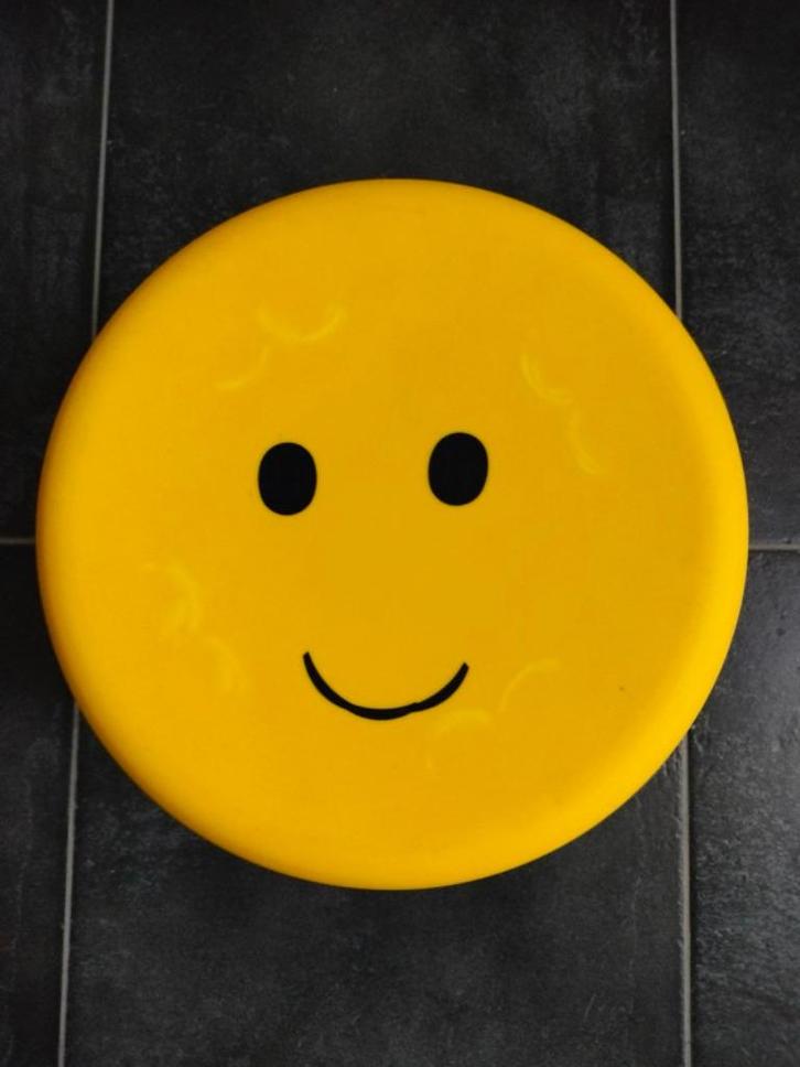 Design Techno Tabouret plastique jaune smiley Acid, Maison & Meubles, Tabourets, Utilisé, Plastique, Enlèvement