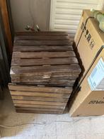 Tuintegels hout, Ophalen of Verzenden, Zo goed als nieuw, Hout, Terrastegels
