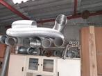 SET SPROEIERS ROESTVRIJ STAAL ALUMINIUM SCHOORSTEENKETEL GAS, Ophalen, Zo goed als nieuw, Inox, Afvoer