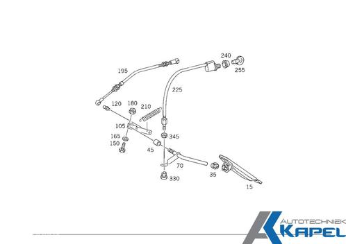 Gas pedaal veer MB100, Auto-onderdelen, Motor en Toebehoren, Nieuw