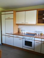 L keuken. beige met beuk afwerking, Huis en Inrichting, Ophalen, Gebruikt