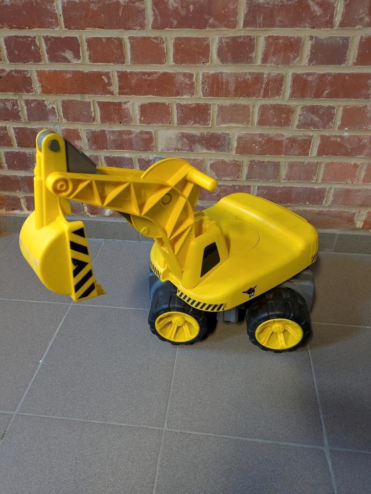 Loopkraan BIG Graafmachine, Kinderen en Baby's, Speelgoed | Buiten | Voertuigen en Loopfietsen, Gebruikt, Ophalen of Verzenden