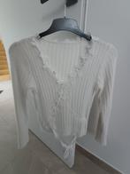 Pull Shein - cœur croisé (taille L), Vêtements | Femmes, Pulls & Gilets, Taille 42/44 (L), Enlèvement ou Envoi, Comme neuf, Blanc