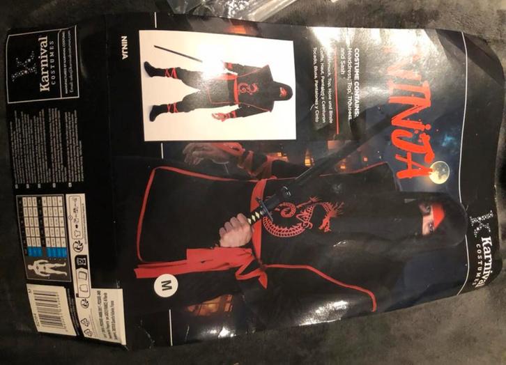 Ninja pak - medium, Kinderen en Baby's, Carnavalskleding en Verkleedspullen, Nieuw, Jongen of Meisje, 170 of groter, Ophalen of Verzenden