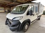 2018 Citroën Jumper CT Van – Dubbele cabine met canvas be, Auto's, Bestelwagens en Lichte vracht, Gebruikt, Citroën, Overige brandstoffen