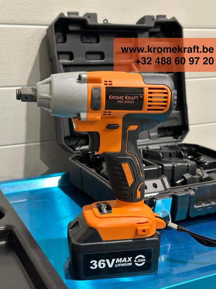 NIEUW Slagmoersleutel - 36 Volt - 2 Batijeren, Auto diversen, Autogereedschap, Nieuw, Ophalen of Verzenden