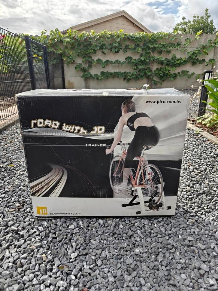 JD Components “Road with JD” fietstrainer, Fietsen en Brommers, Fietsaccessoires | Overige Fietsaccessoires, Zo goed als nieuw