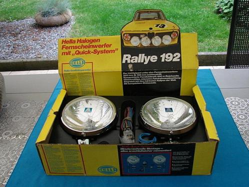 HELLA Rallye 192 high beams, Longues portees, Grootlichts, Auto-onderdelen, Verlichting, BMW, Mercedes-Benz, Opel, Porsche, Jaguar