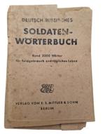 duitse/russische woorden boek in zwaar gebruikte staat, Verzamelen, Militaria | Tweede Wereldoorlog, Ophalen of Verzenden