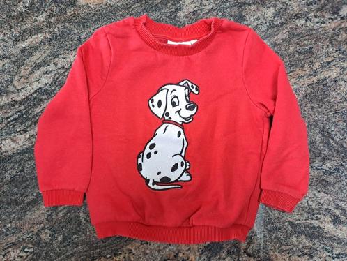 Mt 92 Rode trui dalmatiër Disney, Kinderen en Baby's, Kinderkleding | Maat 92, Zo goed als nieuw, Jongen of Meisje, Trui of Vest