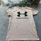 Under Armour Beige T-shirt - Maat S, Kleding | Heren, T-shirts, Zwart, Ophalen of Verzenden, Zo goed als nieuw, Under armour