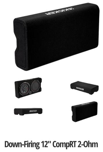 Subwoofer Kicker + versterker Rockford beschikbaar voor biedingen