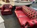 Chesterfield Charlston Oxblood Set 3+1 Zits, Ophalen