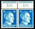 Deutsches Reich: 2X 20Pf. A.Hitler 01/08/1941 POSTFRIS, Ophalen of Verzenden, Overige periodes, Postfris