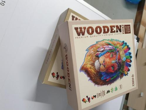 Houten legpuzzels volwassenen, Hobby en Vrije tijd, Denksport en Puzzels, Zo goed als nieuw, Legpuzzel, 500 t/m 1500 stukjes, Ophalen