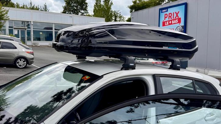 Coffre de toit dual side NORAUTO Bermude  421 L, Auto diversen, Dakkoffers, Zo goed als nieuw, Ophalen