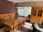 Landelijke eiken eetplaats, Huis en Inrichting, Complete eetkamers, Ophalen, Gebruikt, Landelijk, 4 tot 6 stoelen