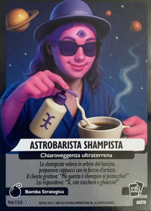 Brianrot TCG - Universo Psichedelico nr 94 - Astrobarista, Hobby en Vrije tijd, Verzamelkaartspellen | Overige, Nieuw, Losse kaart