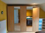 5deurs kleerkast met spiegels, Huis en Inrichting, 200 cm of meer, Grenenhout, Met hangruimte, 150 tot 200 cm