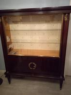 Vitrine kast Empire stijl mahonie, Ophalen