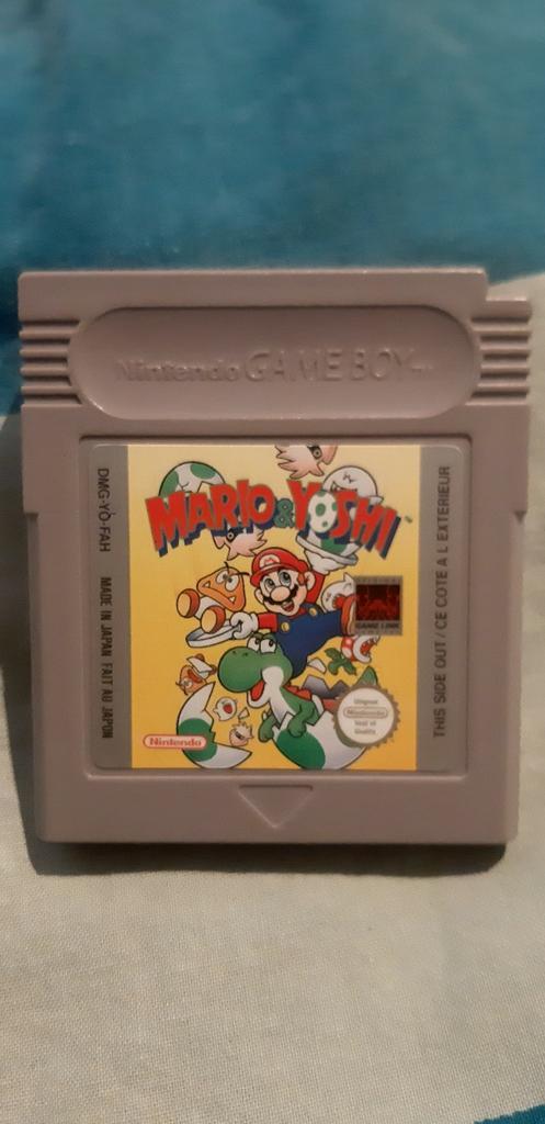 Mario & Yoshi Gameboy Nintendo ( TAAL ENGELS ), Consoles de jeu & Jeux vidéo, Jeux | Nintendo Game Boy, Comme neuf, Envoi