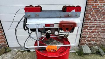 electronische lier plafond, stalen balk, H-balk, Doe-het-zelf en Bouw, Ophalen, Gebruikt, Elektrisch