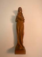 Grenen houten Maria met kind ( 25 cm groot ) ca. 70er jaren, Antiek en Kunst, Ophalen