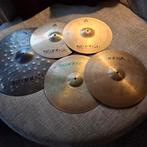 Istanbul agop 5 delige cymbalen set voor uw drumstel zgst, Ophalen of Verzenden, Zo goed als nieuw