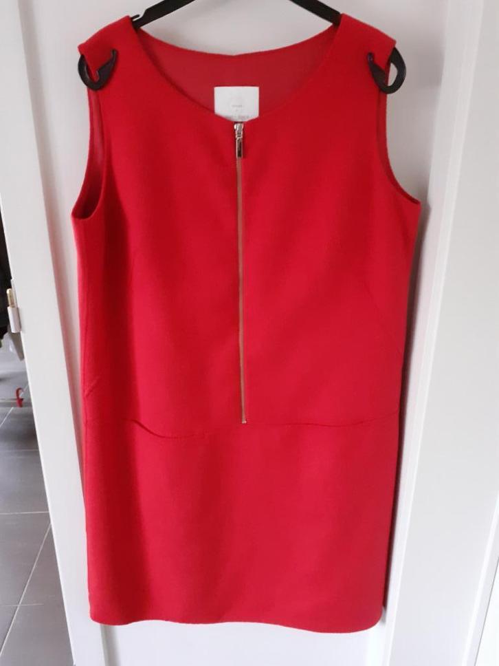 MARINA RINALDI Rode rechte jurk Maat: 21 = 46?? Prijs: € 5, Kleding | Dames, Jurken, Zo goed als nieuw, Maat 46/48 (XL) of groter