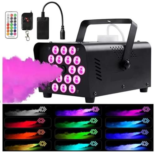 Nieuwe First Class 1000W Rookmachine met 18 x 5 W RGBWAUV Le, Muziek en Instrumenten, Licht en Laser, Nieuw, Licht, Geluidgestuurd